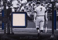 2023 Panini National Treasures Field Gear #MM Mickey Mantle Baseball Card