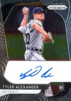 2020 Panini Prizm Rookie Autographs #RATA Tyler Alexander Baseball Card