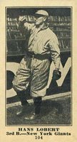 1916 Sporting News #104 Hans Lobert Blank Back Baseball Card
