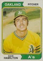 1974 Topps #633 Dave Hamilton Baseball Card