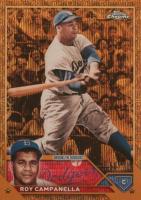 2023 Topps Gilded Collection #96 Roy Campanella Wave Gold Etch Baseball Card