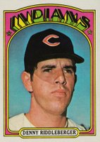 1972 Topps #642 Denny Riddleberger Baseball Card