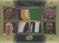 2009 Upper Deck Exquisite Collection Exquisite Eights # Gilbert Arenas/Jason Kidd/Kevin Garnett/Kobe Bryant/LeBron James/Paul Pierce/Shaquille O'Neal/Tracy McGrady Basketball Card