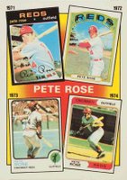 1986 Topps Tiffany #4 Rose Special 1971-74 Baseball Card
