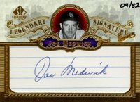 2006 SP Legendary Cuts Legendary Signature Cuts #LC-ME Joe Medwick Baseball Card