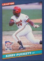 1986 Leaf #69 Kirby Puckett Baseball Card