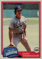 1981 Topps #512 Gary Thomasson Baseball Card