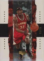2003 Upper Deck Exquisite Collection #1 Jason Terry Gold Basketball Card