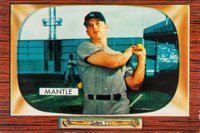 1955 Bowman #202 Mickey Mantle Baseball Card