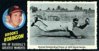 1971 Topps Greatest Moments #9 Brooks Robinson Baseball Card