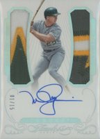 2016 Panini Flawless Greats Dual Memorabilia Autographs #GD-MMO Mark McGwire Baseball Card