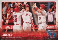 2015 Topps #223 Los Angeles Angels Baseball Card