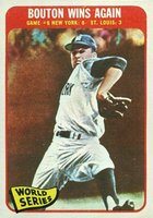 1965 Topps #137 World Series Game #6 Bouton Wins Again Baseball Card