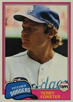 1981 Topps #104 Terry Forster Baseball Card
