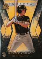 2021 Bowman Draft Bowman Invicta #BI2 Jackson Merrill Gold Refractor Baseball Card