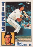 1984 Topps Tiffany #510 Alan Trammell Baseball Card
