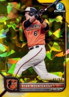 2022 Bowman Chrome Sapphire Edition #91 Ryan Mountcastle Yellow Baseball Card