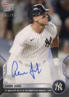 2022 Topps Now #611A Aaron Judge Autograph Baseball Card