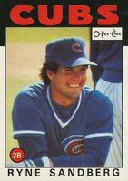 1986 O-Pee-Chee #19 Ryne Sandberg Baseball Card
