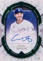 2024 Topps Transcendent Collection Transcendent Collection Autographs #SOH Shohei Ohtani Emerald Baseball Card