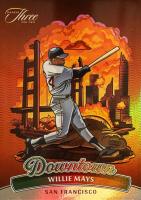 2024 Panini Three and Two Downtown #10 Willie Mays Baseball Card