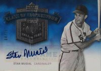 2005 Upper Deck Hall of Fame Class of Cooperstown Autograph #CCSM1 Stan Musial Silver Baseball Card