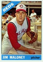 1966 Topps #140 Jim Maloney Baseball Card