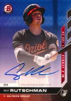 2019 Bowman Next Top 20  #T6B Adley Rutschman Autograph-Blue Baseball Card
