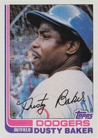 1982 Topps #375 Dusty Baker Baseball Card