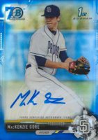 2017 Bowman Draft Chrome Draft Picks Autographs  #CDAMG  MacKenzie Gore Bowman 70th Baseball Card