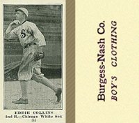1916 Burgess-Nash Co. #34 Eddie Collins Baseball Card