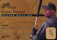 1995 Studio #1 Frank Thomas Gold Baseball Card