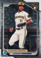 2024 Bowman Chrome Prospects #BCP140 Jackson Chourio Baseball Card