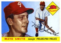 1955 Topps #130 Mayo Smith Baseball Card