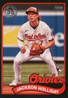 2024 Topps Update 1989 Topps Baseball #38 Jackson Holliday Black Baseball Card
