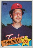 1985 Topps #710 Frank Viola Baseball Card