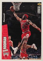 1996 Collector's Choice Chicago Bulls #CH8 Dennis Rodman Basketball Card