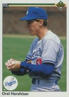 1990 Upper Deck #256 Orel Hershiser Baseball Card