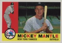 1996 Topps Mantle Redemption # 1960 Topps Baseball Card