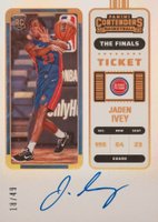 2022 Panini Contenders #101 Jaden Ivey Autograph-the Finals Basketball Card