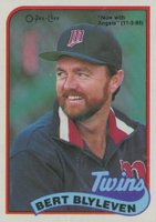 1989 O-Pee-Chee #204 Bert Blyleven Baseball Card