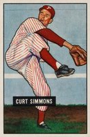 1951 Bowman #111 Curt Simmons Baseball Card