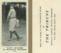 1916 Altoona Tribune #148 Nap Rucker Baseball Card