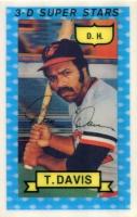 1974 Kellogg's Kelloggs #43 Tommy Davis Baseball Card