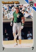 1990 Baseball Wit #11 Jose Canseco Baseball Card