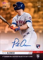 2019 Topps Now #32F Pete Alonso Autograph-Gold 1/1 Baseball Card