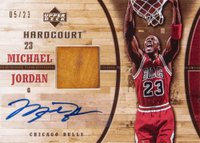 2006 Upper Deck Hardcourt Game Floor #GF-29 Michael Jordan Autograph Basketball Card