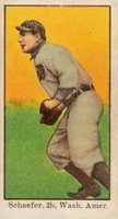 1909 American Caramel # Germany Schaefer Baseball Card