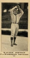 1916 Sporting News & Blank #90 Walter Johnson Blank Back Baseball Card