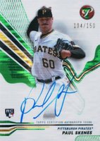 2024 Topps Pristine Pristine Autographs #PAPS Paul Skenes Green Pristine Baseball Card
